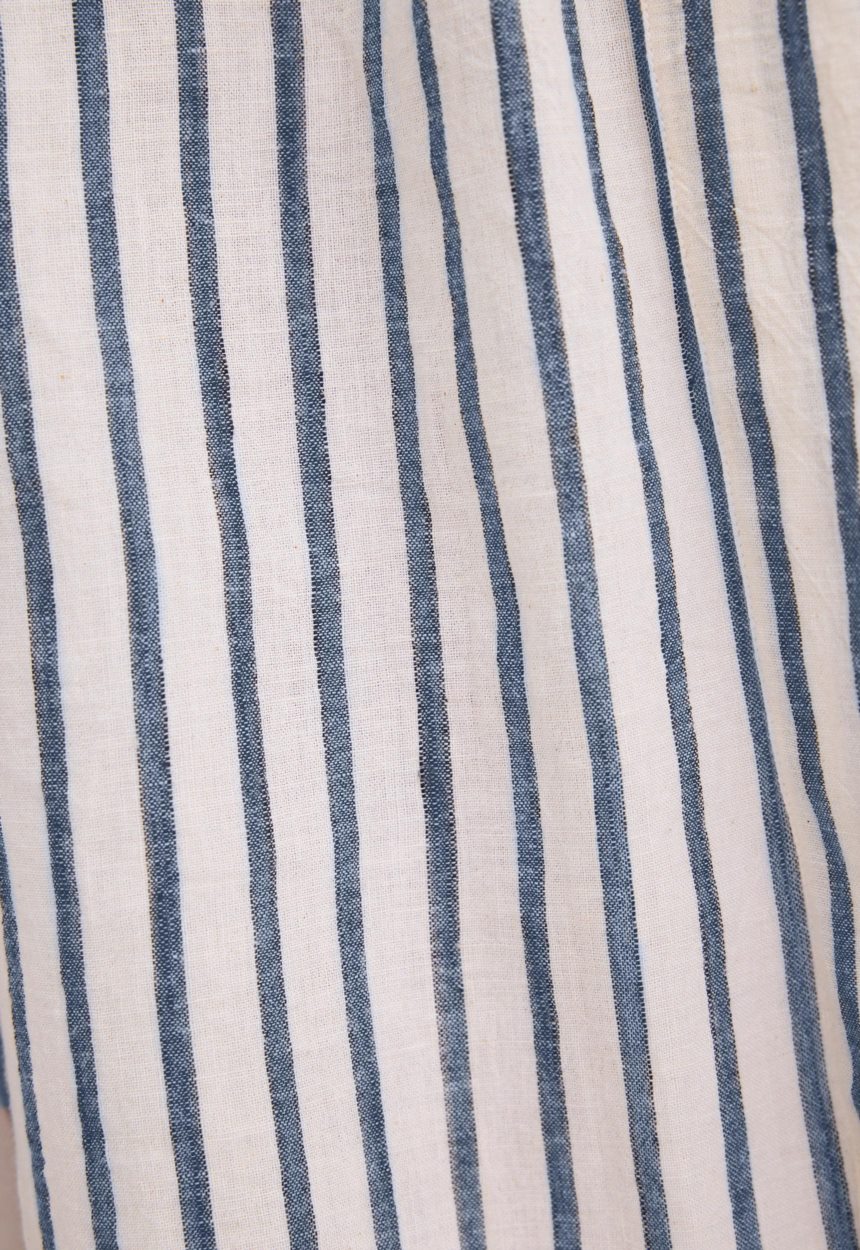 Jac+Jack Shakespeare Dress - Bold Stripe Nat/Indigo